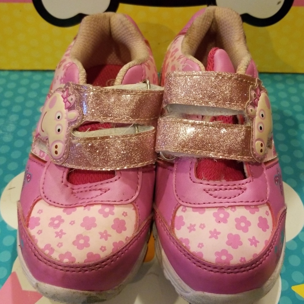 Peppa pig light up sneakers